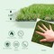 Outdoor Artificial Grass Turf Rug with Drain Holes & Rubber Backing